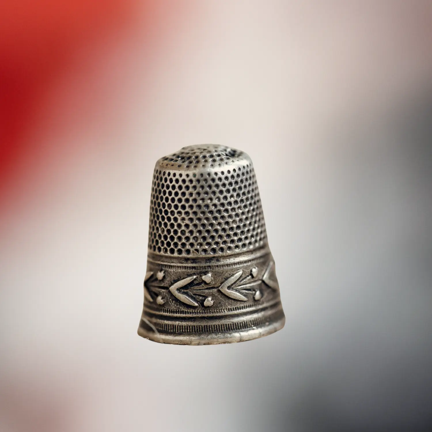 Dé à coudre vintage, symbole de minutie et fait-main — Fil Dé Toile