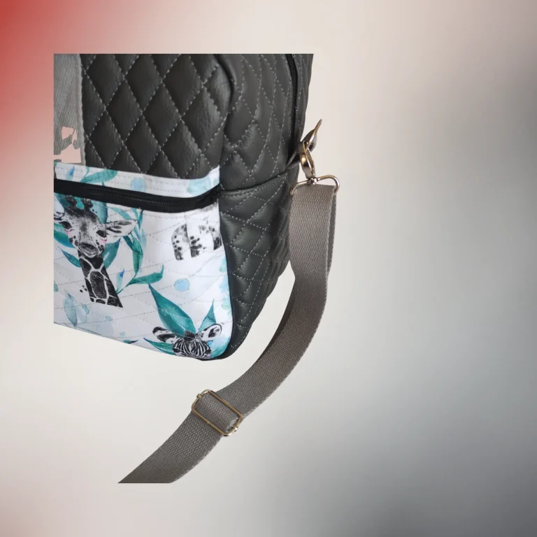 Sac à langer Bethléem, attache bandoulière réglable, Fil Dé Toile Hérault