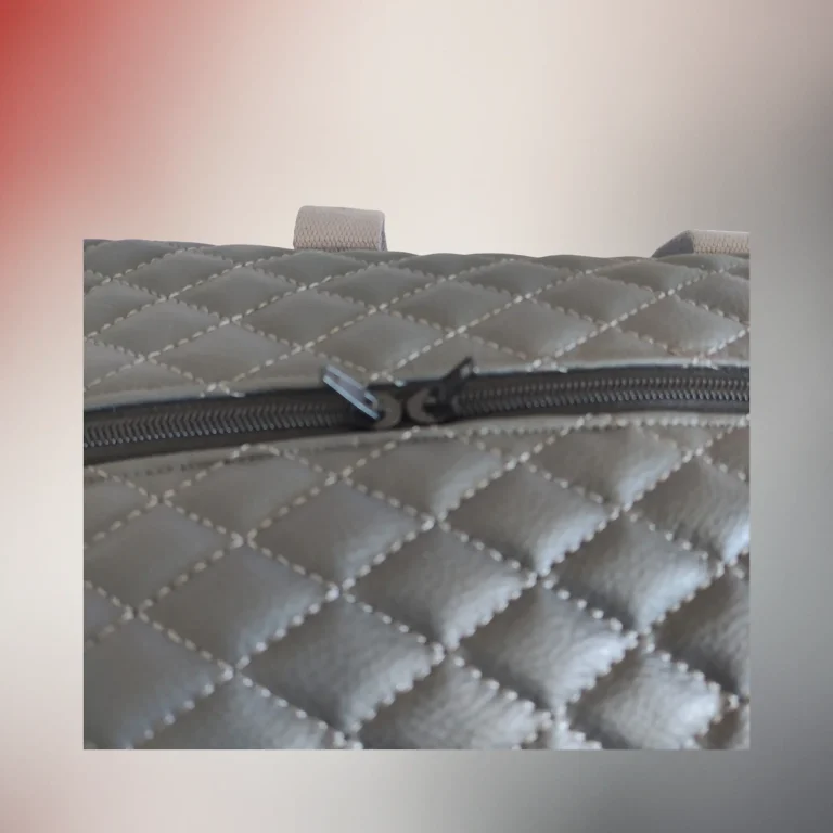 Fermeture éclair du sac à langer Bethléem, simili matelassé, Fil Dé Toile