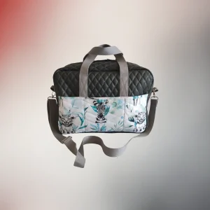 Sac à langer Bethléem face avant, poche compartimentée, Fil Dé Toile Hérault