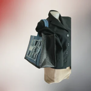Sac cabas Canopus porté épaule, côtés simili cuir, Fil Dé Toile.